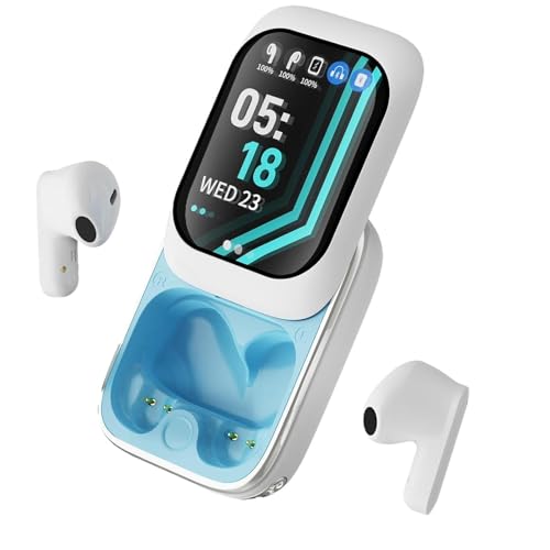 Touchscreen-Kopfhörer: Touchscreen-Kopfhörer, Diashooter mit Touchscreen, verschiebbare Kopfhörer mit Touchscreen, in voller Farbe, kabellose Kopfhörer, Aur Touchscreen-Kopfhörer: Touchscreen-Kopfhörer, Diashooter mit Touchscreen, verschiebbare Kopfhörer mit Touchscreen, in voller Farbe, kabellose Kopfhörer, Aur von Genérico