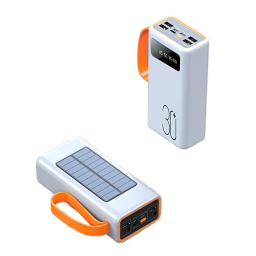 Tragbare Powerbank 30000mAh Solarladegerät, Externer Akku Schnellladung mit Solar-Station, Tragbares Universal-Ladegerät, Notfallrettung, Ultra Akku-Artefakt von Genérico