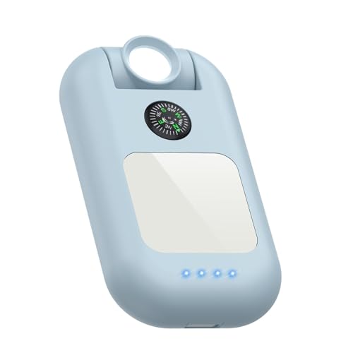 Tragbares Ladegerät, Powerbank, 3-in-1-Taschenlampe mit Kompassfunktion, 180-Grad-Drehung, Powerbank 1500 mAh, tragbare Taschenlampe für Camping, Reisen, Notfälle Tragbares Ladegerät, Powerbank, 3-in-1-Taschenlampe mit Kompassfunktion, 180-Grad-Drehung, Powerbank 1500 mAh, tragbare Taschenlampe für Camping, Reisen, Notfälle von Genérico
