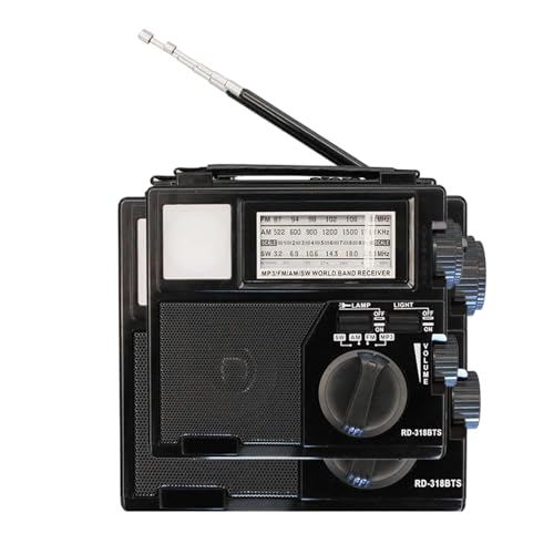 Tragbares Radio, AM/FM/Kurzwellenradio für den Außenbereich mit LED-Licht, Retro-Solarlampe mit LED-Licht, kompaktes Überlebenswerkzeug für Zuhause, Wandern, Reisen, Camping und Act Tragbares Radio, AM/FM/Kurzwellenradio für den Außenbereich mit LED-Licht, Retro-Solarlampe mit LED-Licht, kompaktes Überlebenswerkzeug für Zuhause, Wandern, Reisen, Camping und Act von Genérico