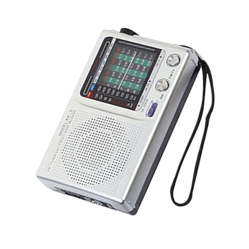 Tragbares Radio am FM | Tragbares Radio, leistungsstarker Lautsprecher, Teleskopantenne für Reisen, Outdoor-Aktivitäten, Schule, Arbeit und Straßenfahrten von Genérico