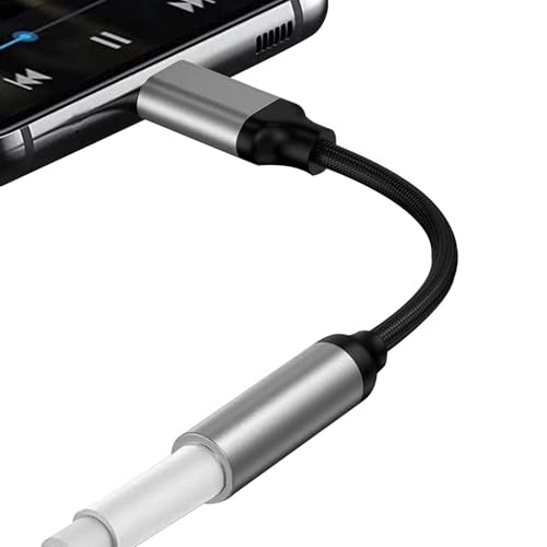 USB C auf 3,5 mm HIFI Audio-Adapter, 3,5 mm Kopfhörer-Adapter, Typ C auf Klinkenstecker-Adapter, Nylongeflecht, Stereokabel für Verstärker, Gitarre, Klavier, Karaoke, Anrufe, Tra USB C auf 3,5 mm HIFI Audio-Adapter, 3,5 mm Kopfhörer-Adapter, Typ C auf Klinkenstecker-Adapter, Nylongeflecht, Stereokabel für Verstärker, Gitarre, Klavier, Karaoke, Anrufe, Tra von Genérico