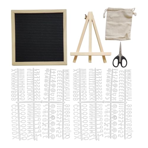 Veränderbare Buchstabenbretter | Nachrichtentafel, rustikaler Holzrahmen, Filzplatte für Schwangerschaftsankündigungen und Hochzeiten, Größe 25 x 25 cm Veränderbare Buchstabenbretter | Nachrichtentafel, rustikaler Holzrahmen, Filzplatte für Schwangerschaftsankündigungen und Hochzeiten, Größe 25 x 25 cm von Genérico