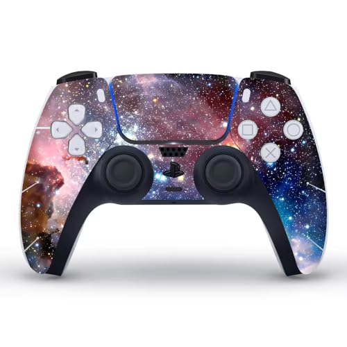 Vinyl-Aufkleber für PS5-Controller (für zwei Controller) (GALAXI) von Genérico