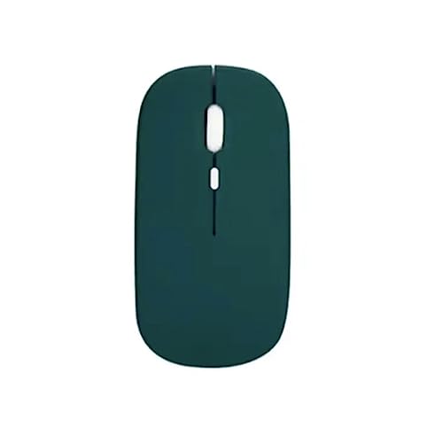 Wireless Computer Maus Bluetooth Wiederaufladbare Maus Wirelesss Silent Mause Optische Gaming-Maus USB für Laptop iPad (Green) von Generico