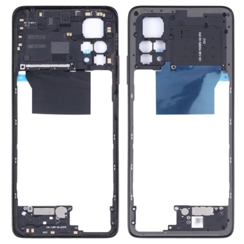 kompatibel mit Xiaomi Redmi Note 11 Pro 5G / 4G 2201116TG 2201116TI 21091116I 2201116SG Middle Frame Gehäuse Mittelrahmen Seitlicher Rahmen Ersatzteil (schwarz) von Generico