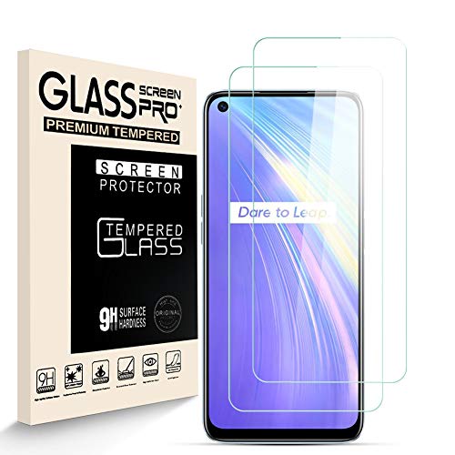 Generies Panzerglasfolie Schutzfolie für Realme 6, 9H-Härte Tempered Glass, Anti-Kratzer, Einfache Installation, Anti-Fingerabdruck Displayschutzfolie für Realme 6 [2 Stück] von Generies