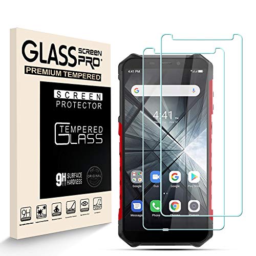 Generies Stücke Schutzfolie für Ulefone Armor X3, 9H-Härte Tempered Glass, Anti-Kratzer, Einfache Installation, Anti-Fingerabdruck Displayschutzfolie für Ulefone Armor X3 [2 Stück] von Generies