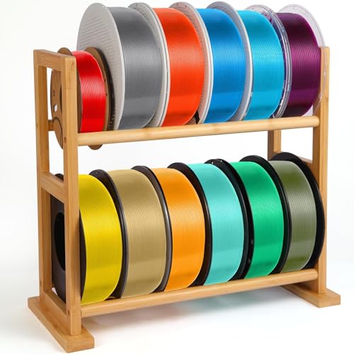 3D Printer Filament Storage Rack, Spool Rolling Filaments Storage Bracket, 16,5 x 16,2 x 7,8 Zoll 2 Tier Desk-Organization Shelf für Workshop, Lab, Verbrauchsmanagement 3D Printer Filament Storage Rack, Spool Rolling Filaments Storage Bracket, 16,5 x 16,2 x 7,8 Zoll 2 Tier Desk-Organization Shelf für Workshop, Lab, Verbrauchsmanagement von Générique