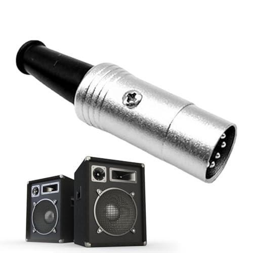 5-poliger Mikrofonstecker, Mikrofon-Buchsenstecker, DIN 5-poliger Audio-Stecker für Mikrofon | Versilbertes vielseitiges Verbindungswerkzeug für Audios, Beamer und Mikrofone 5-poliger Mikrofonstecker, Mikrofon-Buchsenstecker, DIN 5-poliger Audio-Stecker für Mikrofon | Versilbertes vielseitiges Verbindungswerkzeug für Audios, Beamer und Mikrofone von Générique