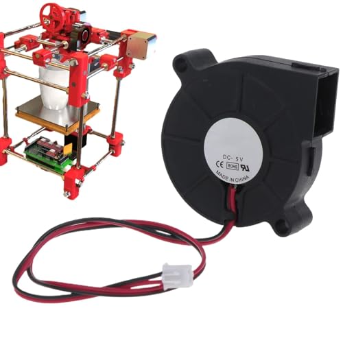 50mm 5015 Lüfter Lüfter - 5V / 12V / 24V Ball DC DC Brusless Colling Turbo, verbesserte Lüfterleistung von Générique