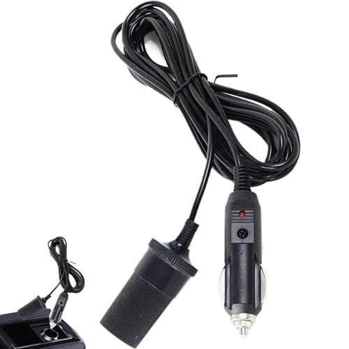Adapterkabel für Kfz-Ausgang, Kfz-Ladegerät 12 – 24 V mit Buchse – 78,7 Zoll Adapterkabel zur Verwendung von elektrischen Autoladegeräten für Stecker auf Buchse Adapterkabel für Kfz-Ausgang, Kfz-Ladegerät 12 – 24 V mit Buchse – 78,7 Zoll Adapterkabel zur Verwendung von elektrischen Autoladegeräten für Stecker auf Buchse von Générique