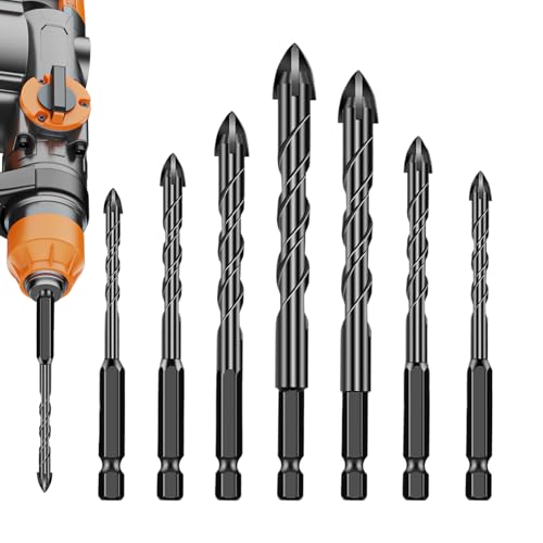 Bohrer-Set für Metall – Metallbohrer-Set für Stahl, Schnellwechsel, stoßfest, präzise Bohrung, Beton, Holz, Reparatur, Haushaltsgeräte, vielseitiges Werkzeug Bohrer-Set für Metall – Metallbohrer-Set für Stahl, Schnellwechsel, stoßfest, präzise Bohrung, Beton, Holz, Reparatur, Haushaltsgeräte, vielseitiges Werkzeug von Générique