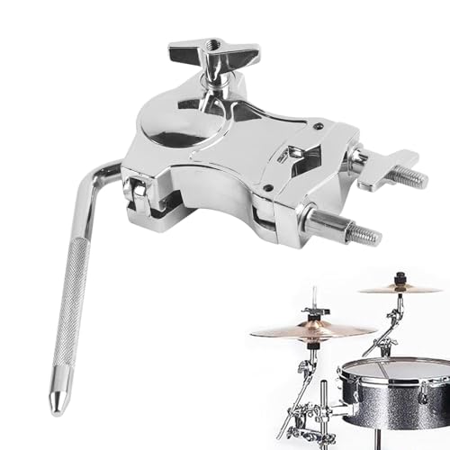 Bracket Tom Mount – Trommelrack aus Zinklegierung, um 360 Grad drehbarer Trommelhalter | Multifunktionaler Tom-Trommelständer, passend für die meisten Trommel-Modelle, Racing-Klemme von Générique