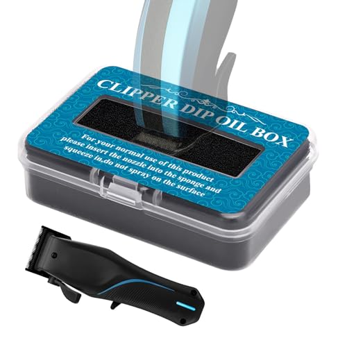 Clip Oil , Clipper Öl-Schmierschwamm | 15G hoher Rostschutzschwamm | Mehrzweck-Rasier-Ölbox, Zubehör Clip Oil , Clipper Öl-Schmierschwamm | 15G hoher Rostschutzschwamm | Mehrzweck-Rasier-Ölbox, Zubehör von Générique