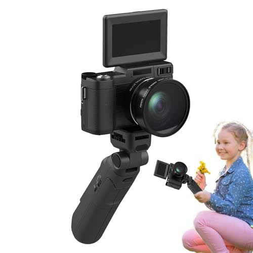 Digitalkamera 4K Vlogging – Digitalkamera für die Reise 48 MP | Tisch-Videorekorder mit Touchscreen, Turn komfortabel mit elegantem Design, Fernbedienung für Fotografie und Video Digitalkamera 4K Vlogging – Digitalkamera für die Reise 48 MP | Tisch-Videorekorder mit Touchscreen, Turn komfortabel mit elegantem Design, Fernbedienung für Fotografie und Video von Générique