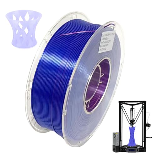 Drucker-Filament, Druckseide, 1,75 mm, zweifarbig, schnelles, mehrfarbiges Filament, 1,75 mm, Farbwechsel Drucker-Filament, Druckseide, 1,75 mm, zweifarbig, schnelles, mehrfarbiges Filament, 1,75 mm, Farbwechsel von Générique