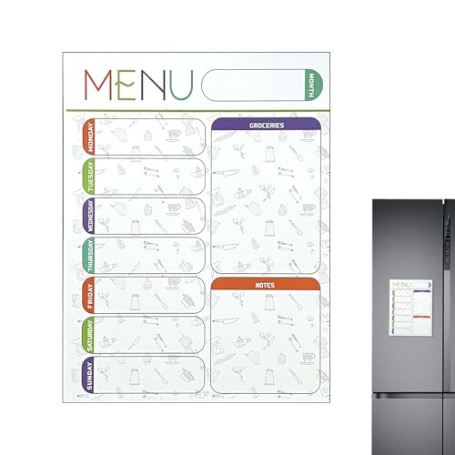 Dry Erase Board, magnetischer Kalender, Kühlschrank, Whiteboard, Wochenplaner, rostfrei, wiederverwendbar, ideal für Küche Zuhause, Arbeitsplan, Organizer, 28 x 21 cm Dry Erase Board, magnetischer Kalender, Kühlschrank, Whiteboard, Wochenplaner, rostfrei, wiederverwendbar, ideal für Küche Zuhause, Arbeitsplan, Organizer, 28 x 21 cm von Générique