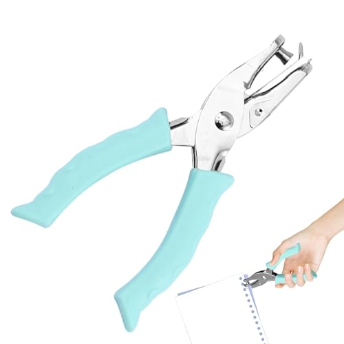 Einlochlocher, tragbarer Stanzer | Papierstanzer für Scrapbooking | Tragbares Papierstanzer, Handscrapbook Werkzeug mit ergonomischem Softgriff für Ord Einlochlocher, tragbarer Stanzer | Papierstanzer für Scrapbooking | Tragbares Papierstanzer, Handscrapbook Werkzeug mit ergonomischem Softgriff für Ord von Générique