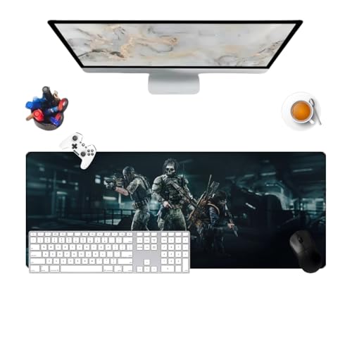 Escape from Tarkov Gaming Mauspad mit Tastatur, wasserdicht, 800 x 300 x 3 mm und Unterseite aus rutschfestem Gummi, strukturierte Oberfläche Escape from Tarkov Gaming Mauspad mit Tastatur, wasserdicht, 800 x 300 x 3 mm und Unterseite aus rutschfestem Gummi, strukturierte Oberfläche von Générique