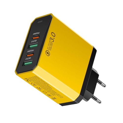 Europäischer Ladeadapter | 2 USB-Ports + 2 PD – EU-Reiseadapter – 4 in 1 mehrere Schnittstellen QC3.0 Schnellladegerät für Geschäftsreisen, Studium, Kreuzfahrten, Hotels Europäischer Ladeadapter | 2 USB-Ports + 2 PD – EU-Reiseadapter – 4 in 1 mehrere Schnittstellen QC3.0 Schnellladegerät für Geschäftsreisen, Studium, Kreuzfahrten, Hotels von Générique
