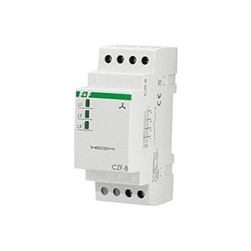 F&F CZF-B Netzüberwachung 3-phasig (3041) - Relais - weiß - Arbeitskontakt - Automatik von Générique