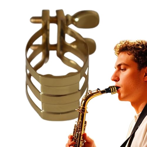 Générique Altsax-Blattschraube – Altsaxophon Saxophon, Fußstütze mit Doppelschrauben, multifunktionales tragbares Saxophonclip-Zubehör für Saxophonspieler Générique Altsax-Blattschraube – Altsaxophon Saxophon, Fußstütze mit Doppelschrauben, multifunktionales tragbares Saxophonclip-Zubehör für Saxophonspieler von Générique