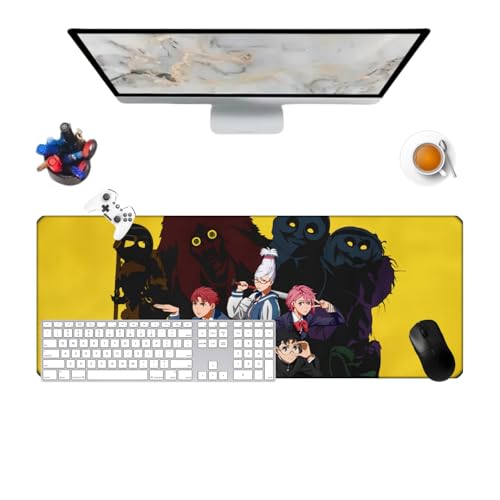 Générique Dan Da Dan Anime Multifunktions-Gaming-Mauspad, Tastatur, wasserdicht, 800 x 300 x 3 mm und Gummiunterseite, rutschfeste strukturierte Oberfläche (6) von Générique