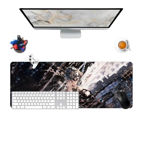Générique Demon Hashibira Inosuke Gaming-Mauspad, wasserdicht, 800 x 300 x 3 mm, Unterseite aus rutschfestem Gummi, strukturierte Oberfläche Générique Demon Hashibira Inosuke Gaming-Mauspad, wasserdicht, 800 x 300 x 3 mm, Unterseite aus rutschfestem Gummi, strukturierte Oberfläche von Générique