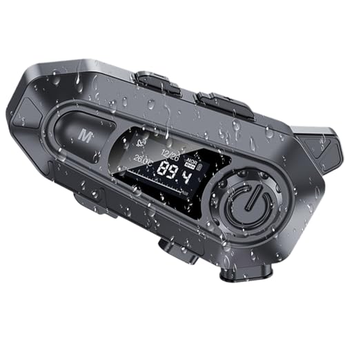 Générique Kopfhörer für Motorrad-Kopfhörer – Kopfhörer für Motorrad, kabellose Kopfhörer mit Geräuschunterdrückung und verbesserter Intercom-Kommunikation, Uni von Générique