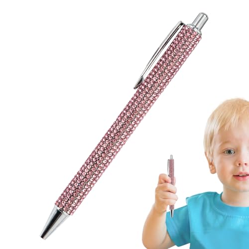 Générique Rhinestone Pen, Crystal Ballpoint, Sparkly Bling Retractable Writing Tool, Smooth Ink and Stylish Grip, Ideal for Women's Journaling, Drawing and Daily Writing Générique Rhinestone Pen, Crystal Ballpoint, Sparkly Bling Retractable Writing Tool, Smooth Ink and Stylish Grip, Ideal for Women's Journaling, Drawing and Daily Writing von Générique