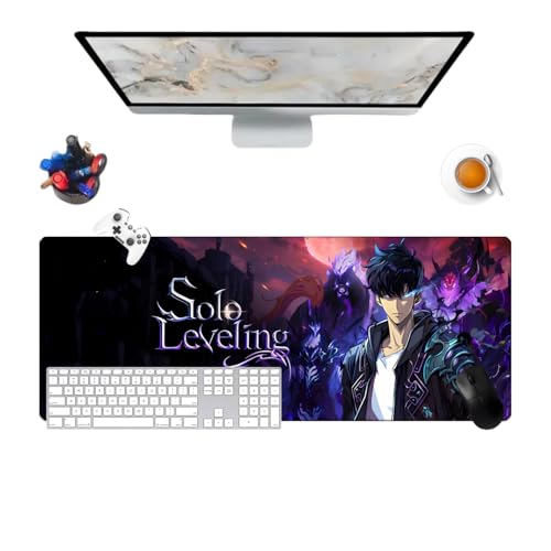 Solo Leveling Multifunktions-Mauspad, Anime, Gaming-Tastatur, wasserdicht, 800 x 300 x 3 mm, rutschfeste Gummibasis (2) von Générique