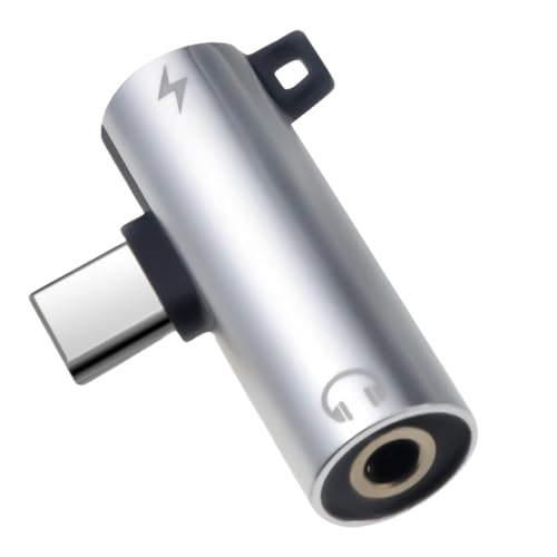Générique Typ C Konverter - Typ C Konverter Kopfhörer Adapter - Tragbares Hoch- und Hochformat für kompakte Kopfhörer mit Schnellladung, Kopfhörer-Konverter von Générique