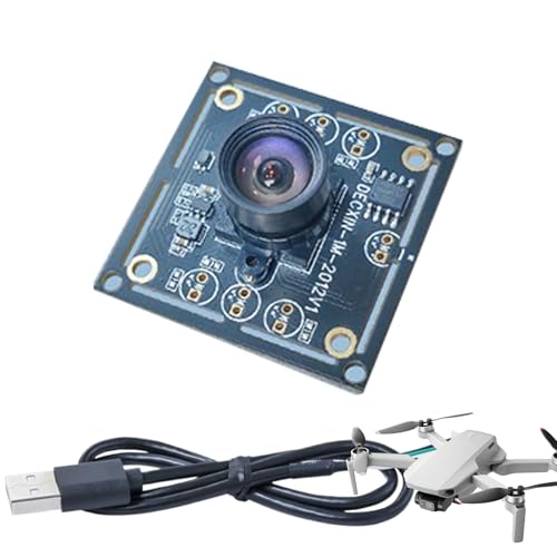 Générique USB-Kameramodul, 1280 x 720P Webcam-Board, 3,9 x 3,8 cm, Weitwinkelobjektiv, 1 Megapixel OV9732-Sensor für Computerzubehör, Kamera und Gesichtserkennung von Générique