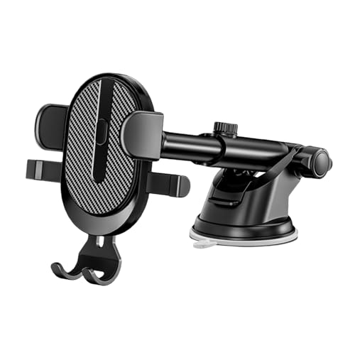 Générique Wiederverwendbare KFZ-Halterung, 360 Grad drehbar, für Smartphone Dashboard Stand, Driving Navigation Halterung, Road Trips Device, (1 Stück schwarz), für den täglichen Gebrauch von Générique