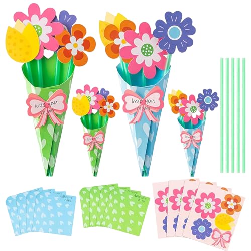 Grußkarte, Blumenkit, handgefertigt, Papier, Blumenstrauß, Bastelset, Smooth Cardstock Dekoration mit kreativem Spielzeug-Design, faltbar, Überraschung für Geburtstag, Hochzeit, Thanksgiving Grußkarte, Blumenkit, handgefertigt, Papier, Blumenstrauß, Bastelset, Smooth Cardstock Dekoration mit kreativem Spielzeug-Design, faltbar, Überraschung für Geburtstag, Hochzeit, Thanksgiving von Générique