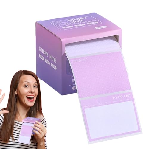 Haftnotizblock, Haftnotizen abziehen, 256 Blatt Papier für Schreibnotizen, niedliches Klebeband, kleine Notizblöcke für Malen, Notizen, Nachrichten, Memorandum von Générique