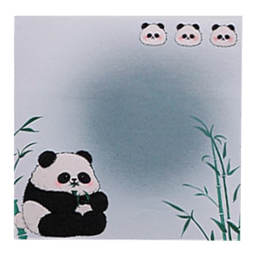 Haftnotizblöcke – selbstklebende Notizblöcke, lustig, Notizblock mit klebrigen Registerkarten, Cartoon-Panda, 50 Blatt selbstklebende Tabs, Schulbedarf, Anno-Registerkarten von Générique