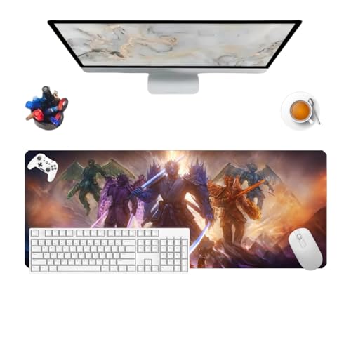 Japanese Uchiha Clan Anime-Mauspad, Gamer, Schreibtisch-Dekoration, Mauspad, wasserdicht, Unterseite aus Gummi, rutschfest, Oberfläche für Computer von Générique