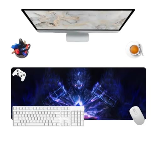 Japanese Uchiha Madara Multifunktions-Gaming-Mauspad, Tastatur, wasserdicht, 800 x 300 x 3 mm, Unterseite aus rutschfestem Gummi, strukturierte Oberfläche Japanese Uchiha Madara Multifunktions-Gaming-Mauspad, Tastatur, wasserdicht, 800 x 300 x 3 mm, Unterseite aus rutschfestem Gummi, strukturierte Oberfläche von Générique
