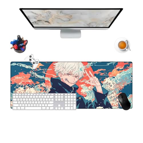 Jujutsu Toge Anime Pretty Mauspad, Anime, Büro, rutschfest, strukturierte Oberfläche, 800 x 300 x 3 mm, für Computer, Gamer, Zuhause und Laptops (3) von Générique