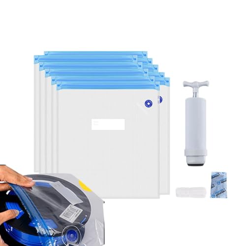 Lagerung von 3D-Drucker-Filament, PLA-Filamenttrockner | Dichtungsbeutel für staubdichte Feuchtigkeitsbeständigkeit, halten Sie das Filament trocken für die Spule mit Clips Lagerung von 3D-Drucker-Filament, PLA-Filamenttrockner | Dichtungsbeutel für staubdichte Feuchtigkeitsbeständigkeit, halten Sie das Filament trocken für die Spule mit Clips von Générique
