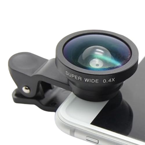 Langsam auf dem Handy – Loyale Clip 0,4 x Breite für die Kamera, kompaktes Zubehör für Smartphones | Selfie-Linse für Telefon mit Clip-Design, Objektivanschluss Langsam auf dem Handy – Loyale Clip 0,4 x Breite für die Kamera, kompaktes Zubehör für Smartphones | Selfie-Linse für Telefon mit Clip-Design, Objektivanschluss von Générique