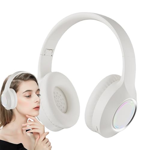 Leichter faltbarer Kopfhörer – kabelloser Kopfhörer mit Geräuschausbeute | weiche Ohren mit 3,5 mm Audio-Buchse, komfortables und verstellbares Over-Ear-Design, bietet ein einzigartiges Klangerlebnis von Générique