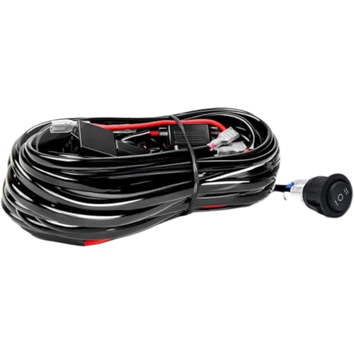 Light Stake Cording Harness Kit, Lead Wire Harness, 78.7 Inches Innovative Functionality, Sturdy Fog Lamp Auto Spotlight Wiring Set, Easy Installation for Touring Lights, Vehicles Light Stake Cording Harness Kit, Lead Wire Harness, 78.7 Inches Innovative Functionality, Sturdy Fog Lamp Auto Spotlight Wiring Set, Easy Installation for Touring Lights, Vehicles von Générique