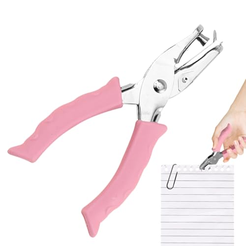 Lochstanzer für Arbeitskräfte – ergonomisches Werkzeug mit weichem Griff, Papierstanzer mit Loch | Tragbarer Sammelalbumstanzer für Bastelprojekte, Notizbuch für Handwerk E Lochstanzer für Arbeitskräfte – ergonomisches Werkzeug mit weichem Griff, Papierstanzer mit Loch | Tragbarer Sammelalbumstanzer für Bastelprojekte, Notizbuch für Handwerk E von Générique