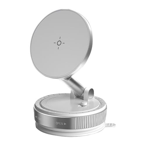 Magnetische Absaugung – faltbare Halterung mit Vakuum-Basisauto | Diplom-Navigationshalterung, verstellbar, einziehbar, Smartphone-Magnete für Fahrzeuge Magnetische Absaugung – faltbare Halterung mit Vakuum-Basisauto | Diplom-Navigationshalterung, verstellbar, einziehbar, Smartphone-Magnete für Fahrzeuge von Générique
