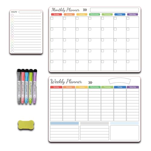 Magnetischer Kalender für Kühlschrank, magnetischer Acryl-Kalender für Kühlschrank, Monatsplaner, wiederverwendbar, trocken abwischbar, für Kühlschrank | effa Whiteboard-Kalender Magnetischer Kalender für Kühlschrank, magnetischer Acryl-Kalender für Kühlschrank, Monatsplaner, wiederverwendbar, trocken abwischbar, für Kühlschrank | effa Whiteboard-Kalender von Générique