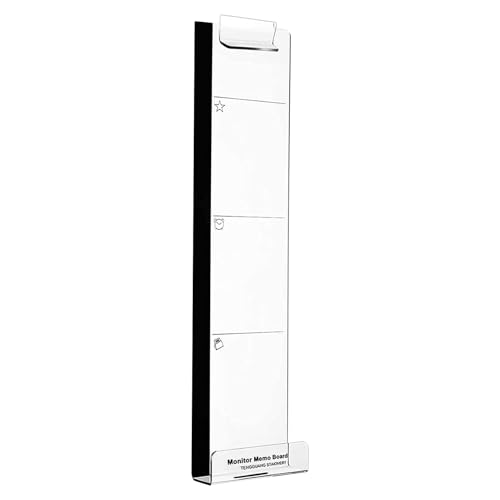 Monitor-Memo-Board – Clear Desk Accessories | Klebe-Notizkarte | Computerbildschirm aus Acryl Sticky Note Notiz | Zubehör für Acryl-Klebstoffe Display Clear Message Organizer für Monitor-Memo-Board – Clear Desk Accessories | Klebe-Notizkarte | Computerbildschirm aus Acryl Sticky Note Notiz | Zubehör für Acryl-Klebstoffe Display Clear Message Organizer für von Générique