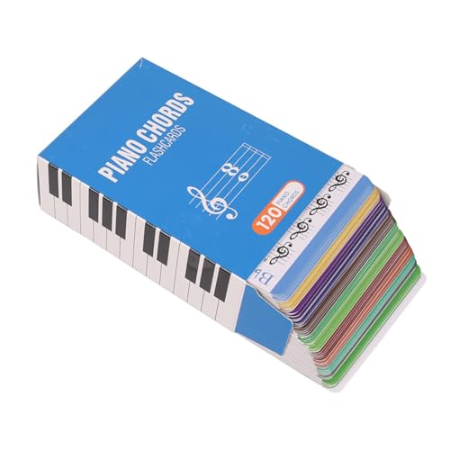 Music Cards, Flash Cards, Clear Printing Color Coded Study Aid Vibrant Design Easy Reference, Note Reading Tool for Beginners, Piano, 5,51 x 3,94 x 1,97 Zoll Music Cards, Flash Cards, Clear Printing Color Coded Study Aid Vibrant Design Easy Reference, Note Reading Tool for Beginners, Piano, 5,51 x 3,94 x 1,97 Zoll von Générique